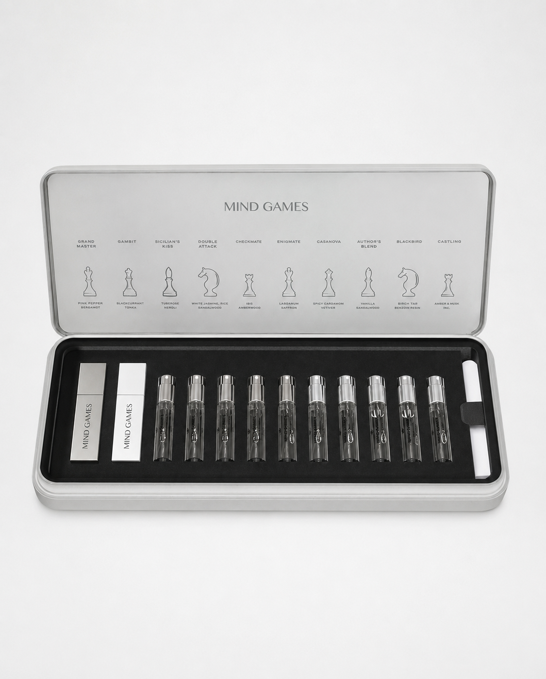 MIND GAMES White Collection Extrait De Parfum Discovery Set 10x0.25